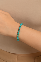 Turkuaz Firuze Doğal Taş Bileklik 7 mm