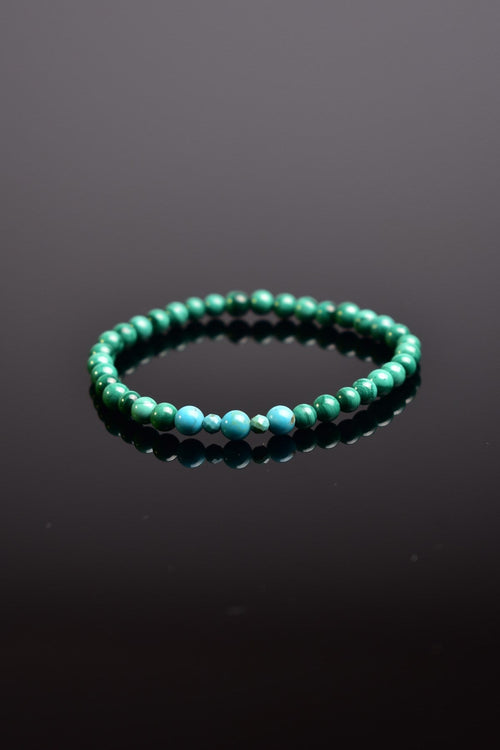 Turkuaz - Malakit Doğal Taş Unisex Bileklik