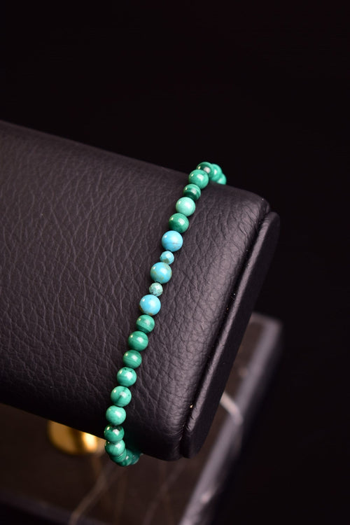 Turkuaz - Malakit Doğal Taş Unisex Bileklik
