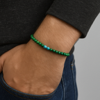 Turkuaz - Malakit Doğal Taş Unisex Bileklik