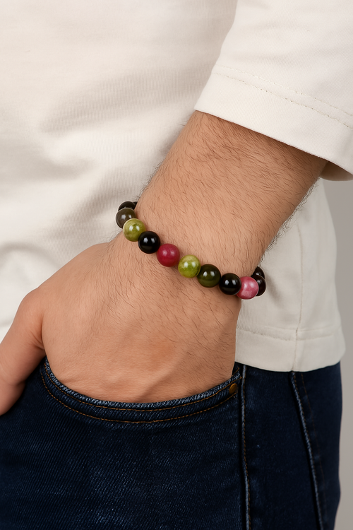 Turmalin Doğal Taş Bileklik 10 mm