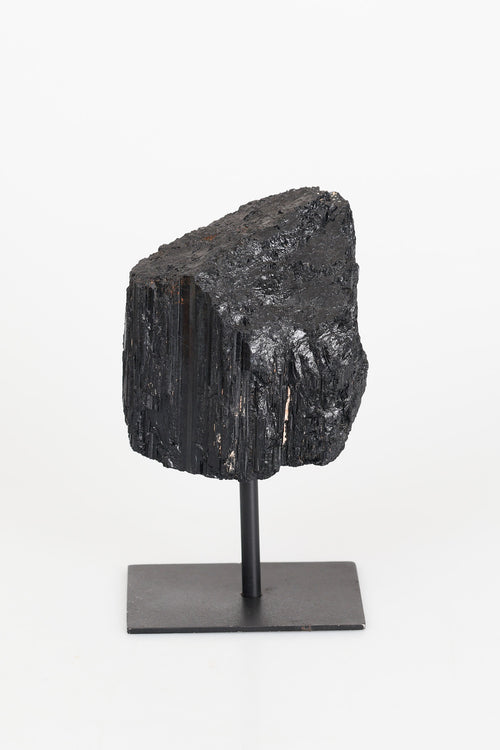 Turmalin Doğal Taş Standlı Parça