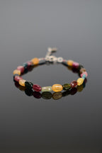 Turmalin Doğaltaş Bileklik Natürel Kesim