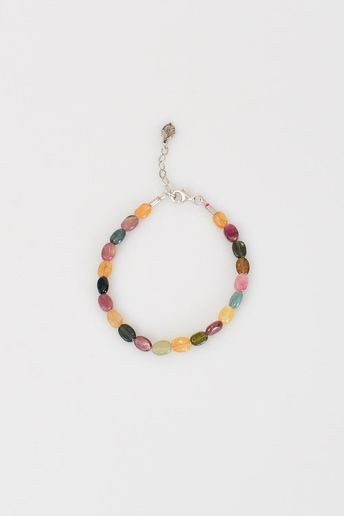 Turmalin Doğaltaş Bileklik Natürel Kesim