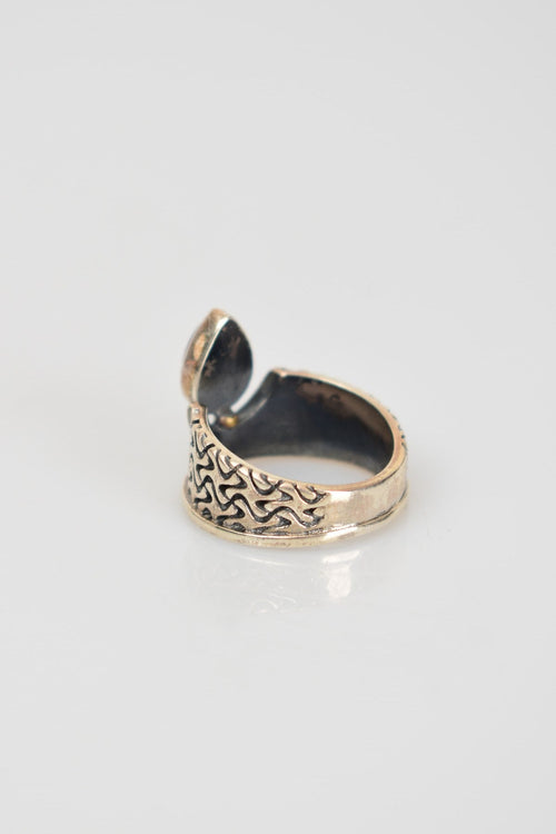 Yakut Doğal Taş 925 Ayar Gümüş Yüzük