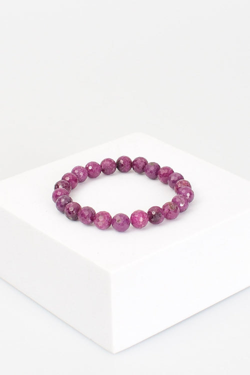 Yakut Doğal Taş Bileklik 8 mm