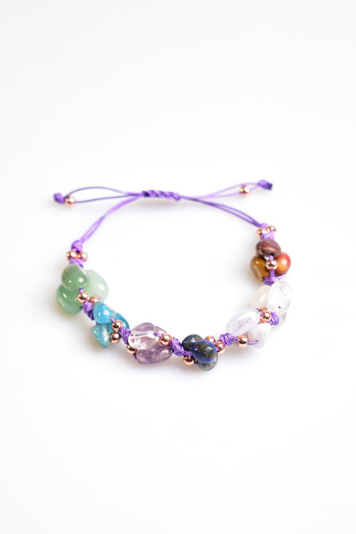 Yay Burcu Makrome Tasarım Doğal Taş Bileklik