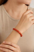 Yemen Akik Doğal Taş Bileklik 8 mm