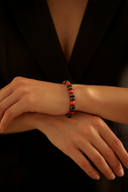 Yemen Akik - Hematit Doğal Taş Bileklik 6 mm