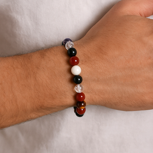 Yengeç Burcu Doğal Taş Bilekli 8 mm