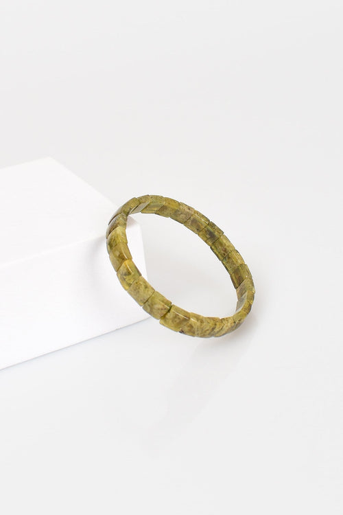 Yeşil Tsavorit Doğal Taş Bileklik