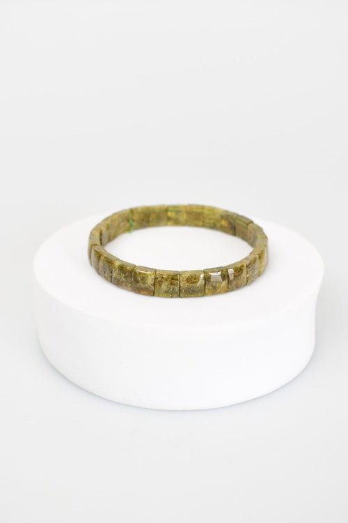 Yeşil Tsavorit Doğal Taş Bileklik