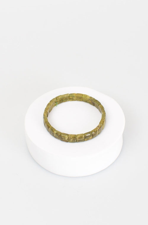 Yeşil Tsavorit Doğal Taş Bileklik