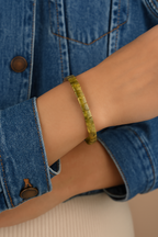 Yeşil Tsavorit Doğal Taş Bileklik