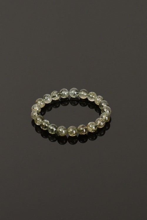 Yeşil Turmalin Kuvars Doğal Taş Bileklik 8 mm