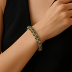 Yeşil Turmalin Kuvars Doğal Taş Bileklik 8 mm