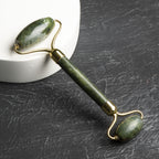 Yeşim (Serpantin) Doğal Taşı Roller Yüz ve Vücut Masaj Aleti