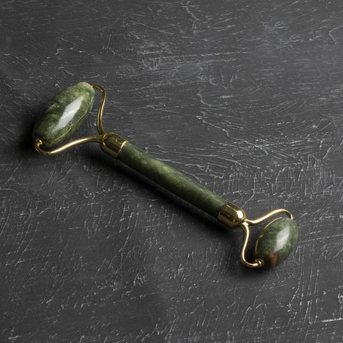 Yeşim (Serpantin) Doğal Taşı Roller Yüz ve Vücut Masaj Aleti