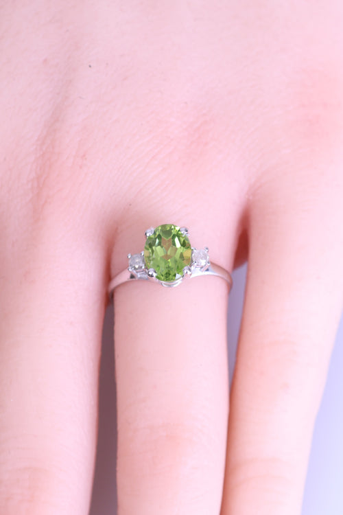 Zebrecet - Elmas Doğal Taş 925 Ayar Gümüş Yüzük ( 1.98 - 0.15 Carat )