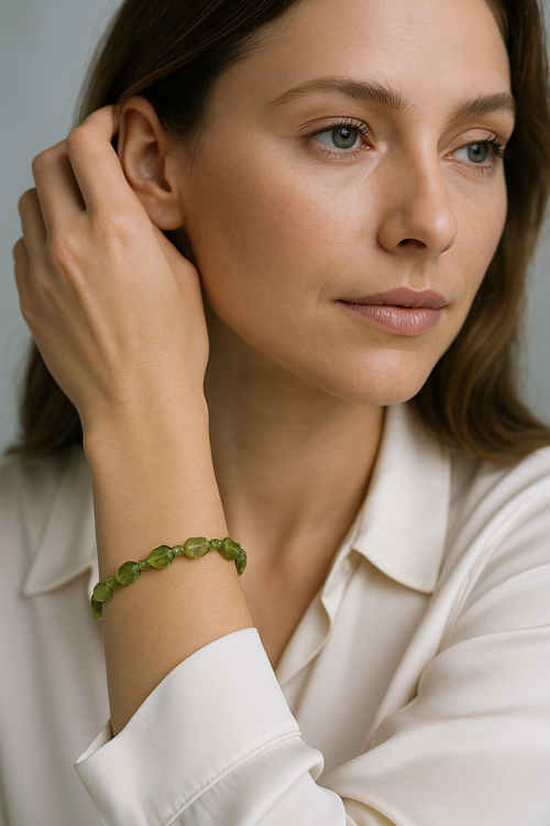 Zebercet Doğal Taş Bileklik – Şekilsiz Kesim