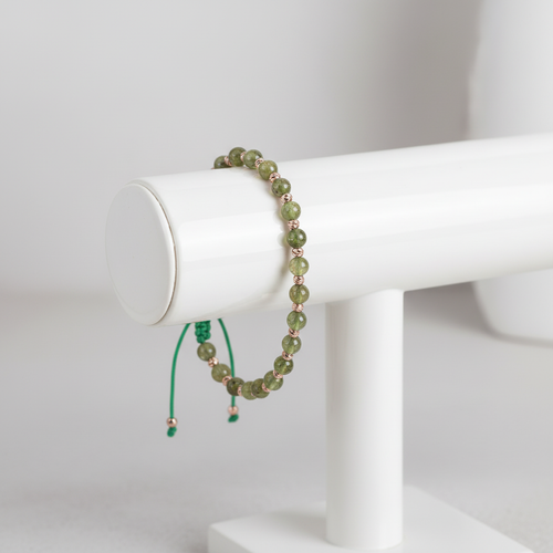 Zebercet Doğal Taş Makrome Bileklik