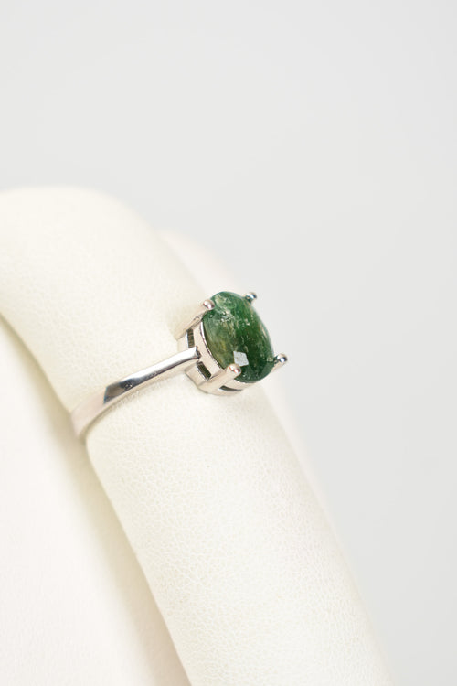 Zümrüt Doğal Taş 925 Ayar Gümüş Yüzük