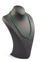 Zümrüt Rondel Kolye – İnce Kesimli Doğaltaş Tasarım