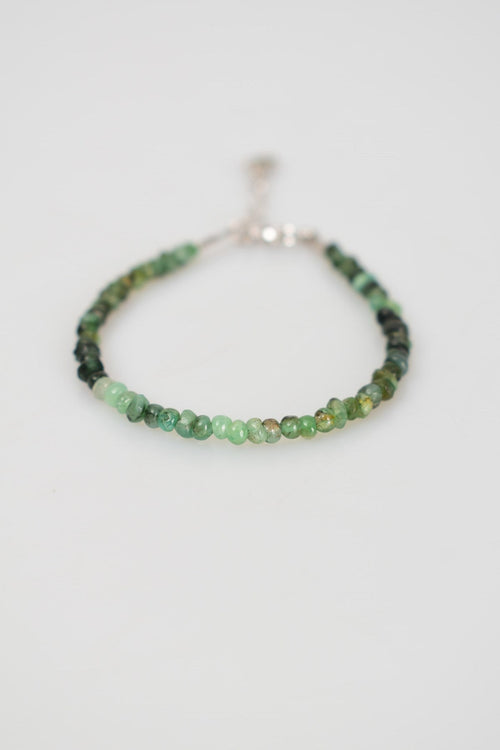 Zümrüt Doğaltaş Bileklik 3mm