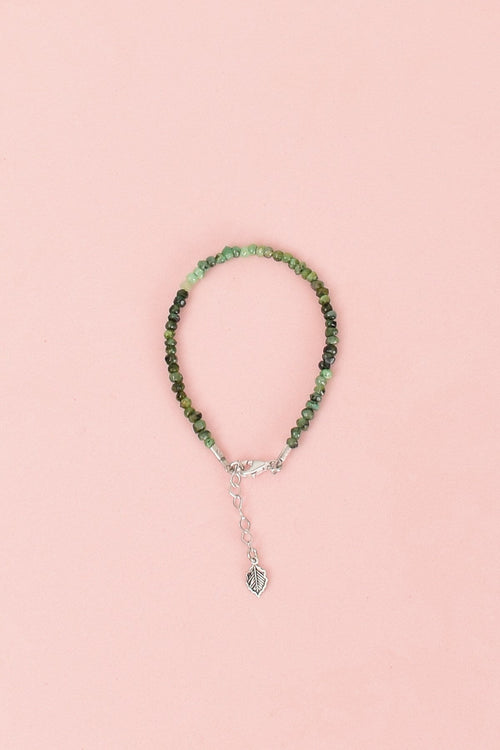 Zümrüt Doğaltaş Bileklik 3mm