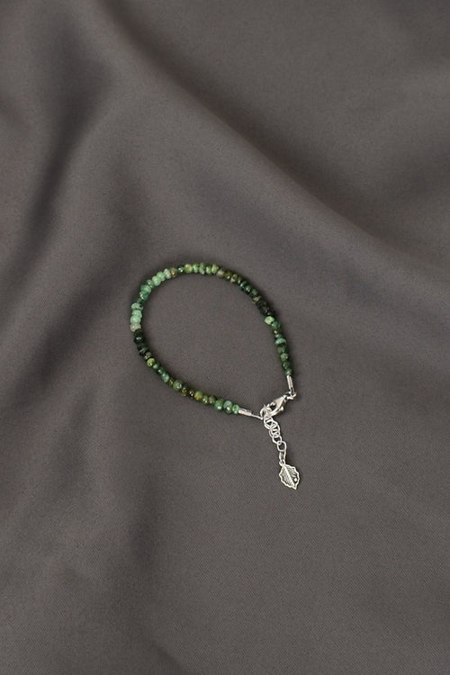 Zümrüt Doğaltaş Bileklik 3mm