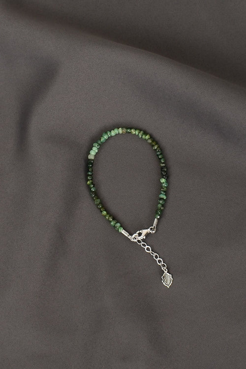 Zümrüt Doğaltaş Bileklik 3mm