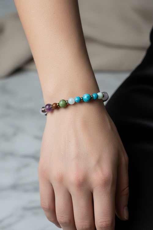 Boğa Burcu Doğal Taş Bileklik - Görsel 1 - Safnaturel