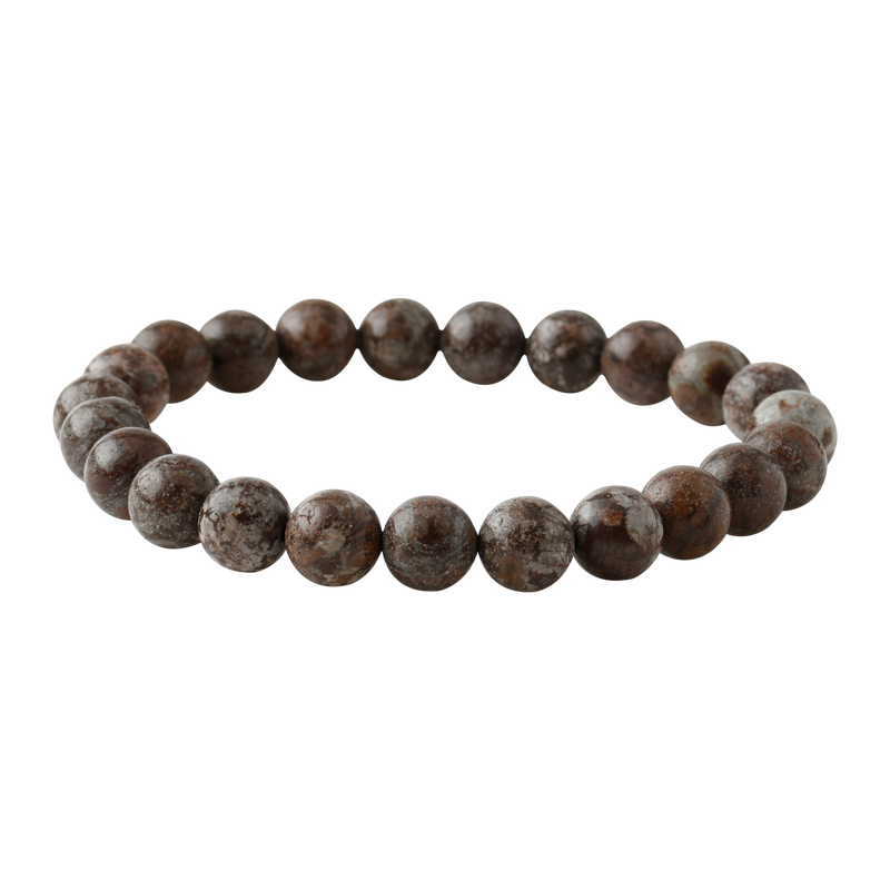 Riyolit 8mm Doğal Taş Bileklik