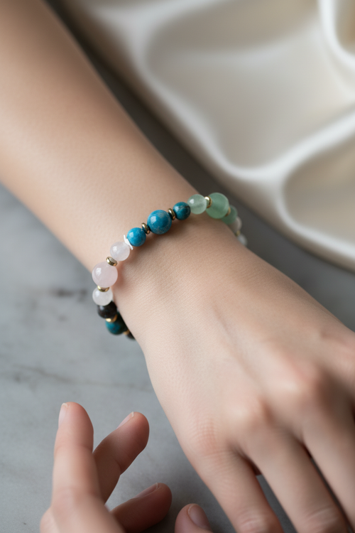 İkizler Burcu Doğal Taş Bileklik - Görsel 1 - Safnaturel