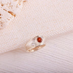 Sertifikalı Lal 925 Ayar Gümüş Yüzük (SK:556) - Safnaturel