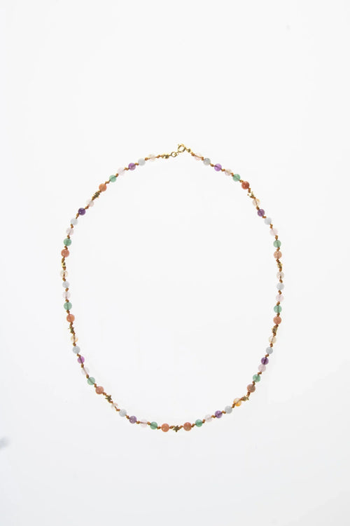 Sertifikalı Koç Burcu Gümüş Yıldızlı Doğal Taş Kolye