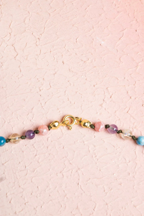 Sertifikalı Boğa Burcu Gümüş Yıldızlı Doğal Taş Kolye