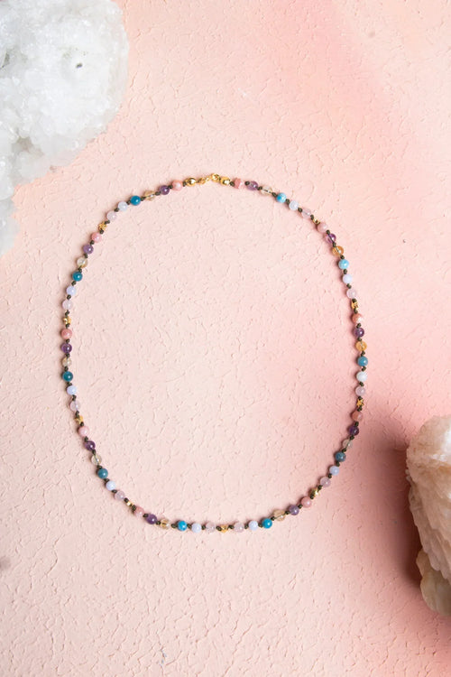 Sertifikalı Boğa Burcu Gümüş Yıldızlı Doğal Taş Kolye