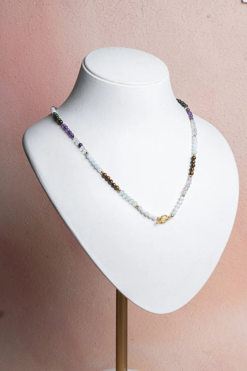 Sertifikalı Yengeç Burcu Doğal Taş Kolye