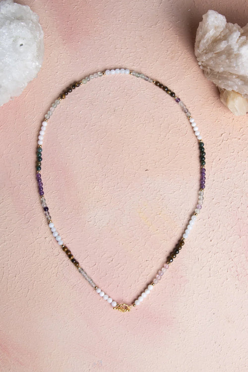 Sertifikalı Yengeç Burcu Doğal Taş Kolye