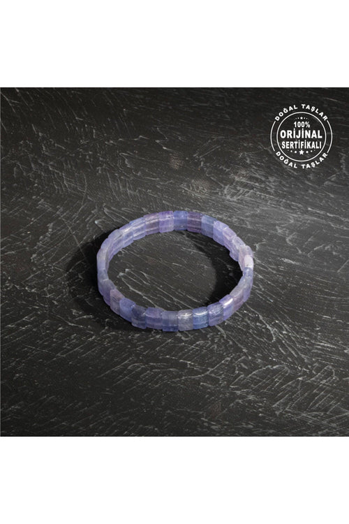 Sertifikalı Osmanlı Tanzanit Taş Bileklik – Geniş Kesim Doğal Enerji