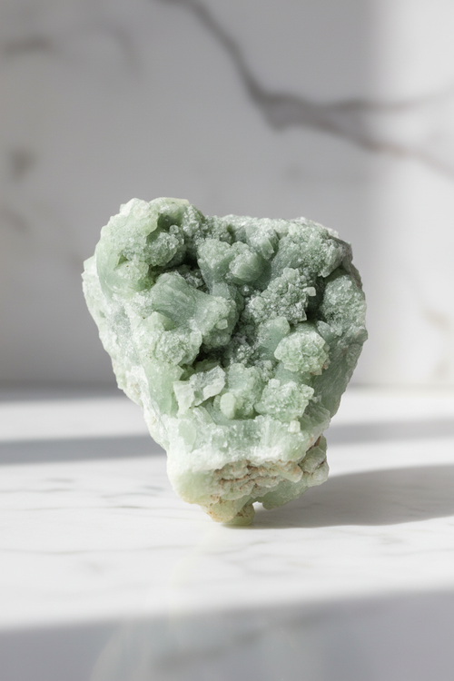 Prehnite Doğal Taş Ham Parça – Safnaturel (100 gr)