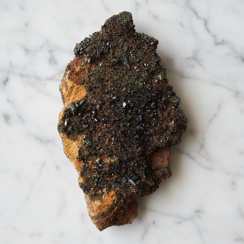 Epidot Natural Stone Raw Piece – Safnaturel (450 gr)