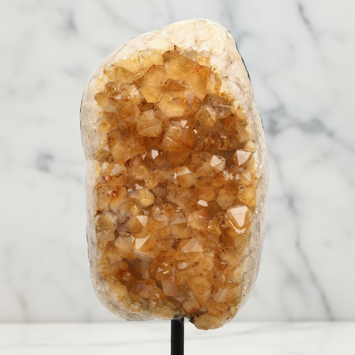 Sitrin Doğal Taş Standlı Ham Parça – Safnaturel (6520 gr)