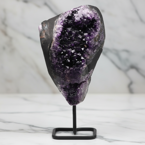 Ametist Doğal Taş Standlı Ham Parça – Safnaturel (3423 gr)