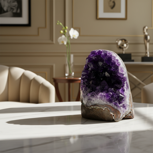 Ametist Doğal Taş Ham Parça – Safnaturel (345 gr)