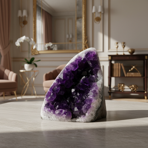 Ametist Doğal Taş Ham Parça – Safnaturel (362 gr)