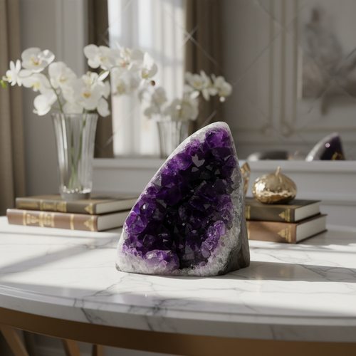 Ametist Doğal Taş Ham Parça – Safnaturel (362 gr)