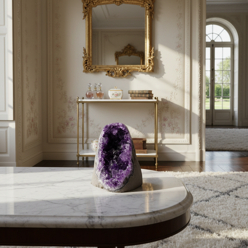 Ametist Doğal Taş Ham Parça – Safnaturel (481 gr)