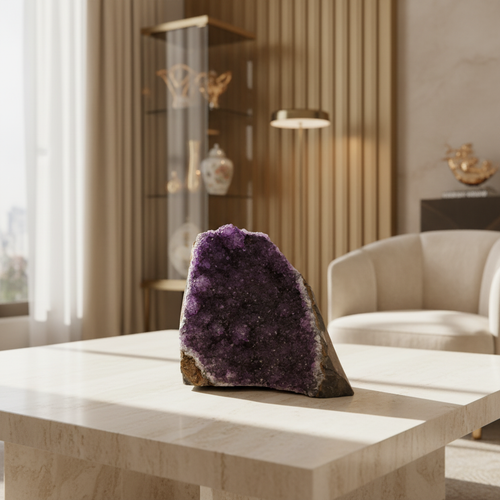 Ametist Doğal Taş Ham Parça – Safnaturel (884 gr)